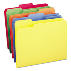 File Folder,1/3 AST 1-Ply Tab,Letter,100/BX,BE/GN/OE/RD/YW
