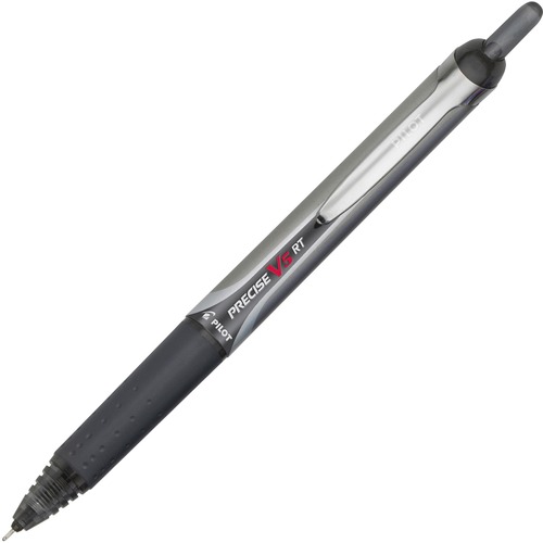 Roller Ball Pen, Refillable, Retractable, Extra Fine, Black