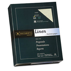 Fine Linen Paper, 24Lb, 8-1/2"x11", 500/BX, Ivory