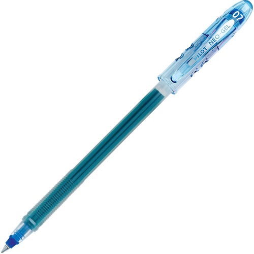 Rollerball Gel Pen,.7mm,Nonrefillable,Clear Barrel,Blue Ink