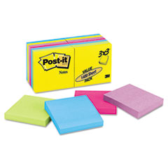 Post-it Notes,Value Pk, 3"x3",14/PK, 100 Sh/Pad, Assorted