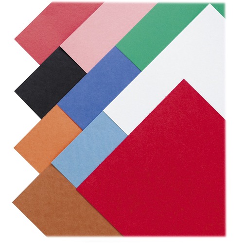 Construction Paper,Smooth Textured,12"x18",50/PK,Assorted