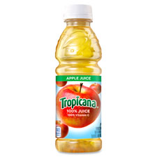 Apple Juice, Tropicana, 10oz, 24/CT, Glow Yellow