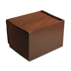 Expanding File w/Flap, 1-31, Legal-Size, 15"x10", Brown