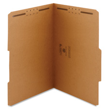 Folder W/Fasteners, Legal, Kraft
