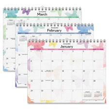 CALENDAR,WALL,MNTH,WATRCOLR