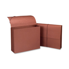 Expndg Wallets,w/ Cord, 5-1/4" Exp,10/BX,11-3/4"x9-1/2",RDR