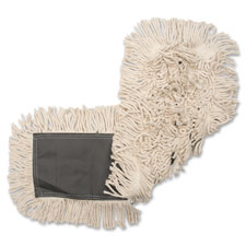 Disposable Cotton Dustmop, 48"x5", 12EA/CT, Natural