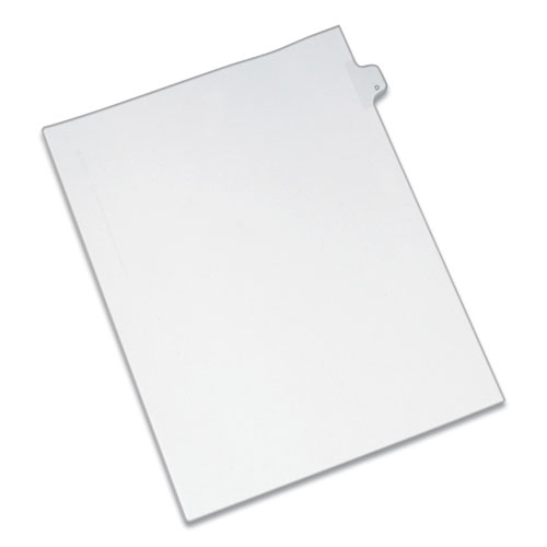 Alphabetical Divider, "D", Side Tab, 8-1/2"x11", 25PK, White