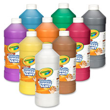 Washable Finger Paint, 32oz., Orange