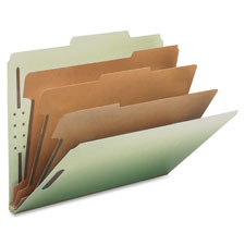 Classification Folder,3 Div,20 Pt Stk,3" Exp,10/BX,Legal,BE