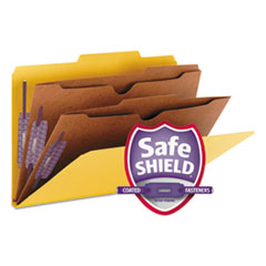 Folders W/Pocket Dividers, Legal, 2 Partitions, 10/YW