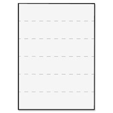 Transcription Label, Ruled, 5/Sheet, 8-1/2"x2",100/BX, WE