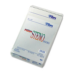 Steno Book, Gregg Ruled, 80 Sheets/PD, 6"x9", 4/PK, Gray