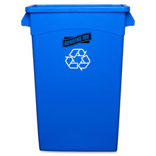 Recycling Container, 23 Gallon, 22-1/2"x11"x30", Blue