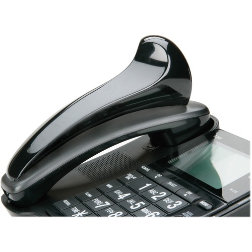 Telephone Shoulder Rest, 2"x7"x2-1/2", Black