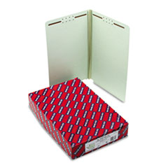 Pressboard Folders,Straight Tab,2" Exp,Lgl,25/BX,Gray Green