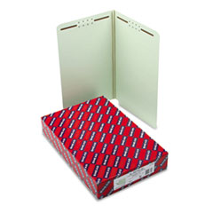 Pressboard Folders,Straight Tab,1" Exp,Lgl,25/BX,Gray Green