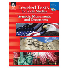 Leveled Texts,w/CD,Soc Studies,Sym/Mon/Doc,Grade 1-8