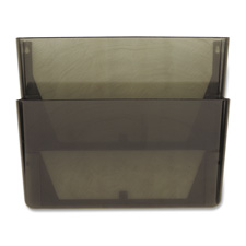 Wall File, 13"x4-1/8"x7", Letter, Smoke