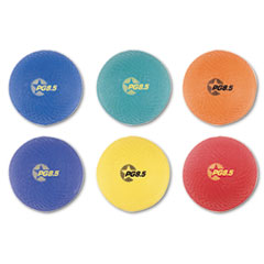 Playground Ball Set, 8-1/2" Diam, 6/ST, Assorted