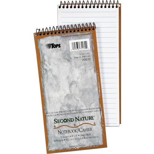 Reporters Notebook,Gregg Rld,1-Subject,70 Sh,4"x8",White