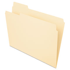 File Folder,1/3 Cut Assorted Tab,Letter,1-Ply, Manila