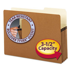File Pocket, 2/5 Cut, 3-1/2" Exp, 14-3/4"x10", 25/BX, RDR