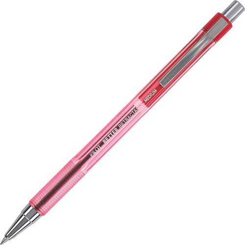 Ballpoint Pen,Retractable/Refillable,Nonslip Grip,Med.,RD