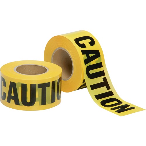 Barricade Tape,"CAUTION",Economy,Non-Adhesive,3"x1000',YW