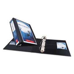 Slant-Ring View Binder, 2" Capacity, 11"x8-1/2", Black