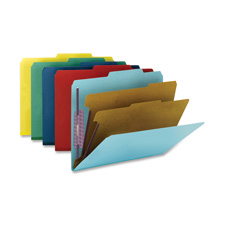 Classification Folders,2"Exp,2 Div,Top Tab,Letter,10/BX, BE
