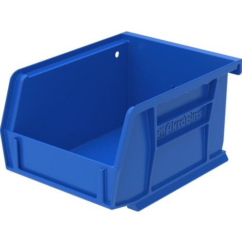 Bins, Unbreakable/Waterproof, 4-1/8"x5-3/8"x3", Blue