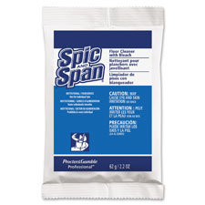 Floor Cleaner Packets, Bleach, 2.2oz, 45/CT, White