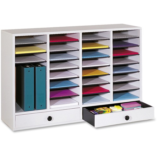 Adjust Organizer,39-1/4"x11-3/4"x25-1/4",32 Compartment,Gray