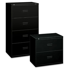 2-Drawer Lateral File W/Lock, 30"x19-1/4"x28-3/8", Black