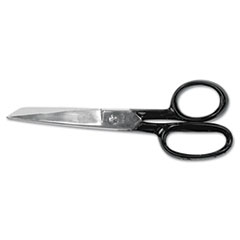 Straight Shears, 7" Long, Right Hand, Black Handles