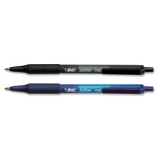 Retractable Ballpoint Pen, Med Pt, 36/CT, Black Barrel/Ink