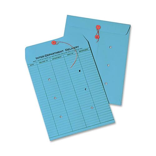 Standard Inter-Department Envelope, 10"x13", 100/BX, Blue
