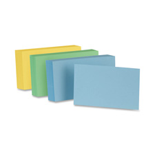 Index Card, Blank, 3"x5", 100/PK, Cherry