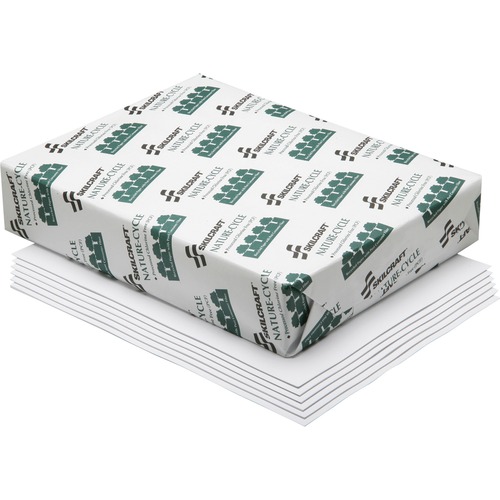 Copy Paper, 20 lb., 92 Brightness, 8-1/2"x11", 10/BX, White