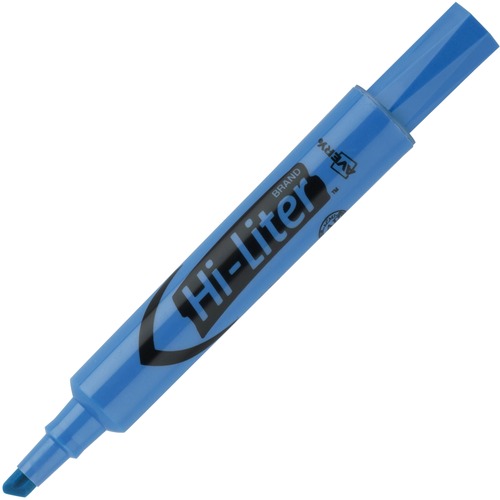 Highlighter, Chisel Point, 1DZ, Fluorescent Blue