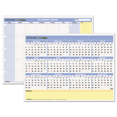 Erasable Wall Calendar, Jan-Dec, Reversible, 16"x12"