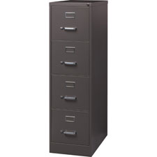 Vertical File, 4 Drawer, 15"x26-1/2"x52", Medium Tone