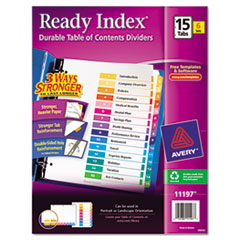 DIVIDERS,INDEX,READY,1-15