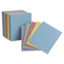 Mini Index Cards, 3"x5", 200/PK, Assorted