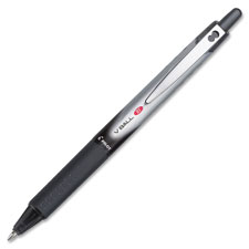 Rollerball Pen,Retractable,Fine,Blue Barrel/Ink