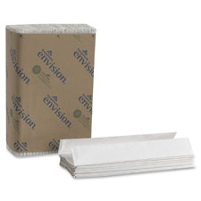 C-Fold Paper Towels, 1-Ply, 10"x13", 10/CT, White