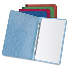 Report Cover,Pressboard,Prong Clip,Letter,3" Cap,Black