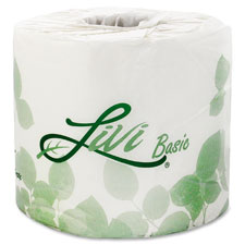 Basic Bath Tissue, 2-Ply, 500 Sheets, 96RL/CT, White